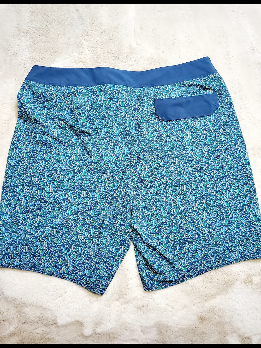 Patagonia Hydro Series Board Shorts Men's 36 Blue Green Surf Swim Beach Outdoor